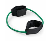 Leg Resistance Band Exercise Cord with Non-Slip Padded Ankle Cuffs - Green