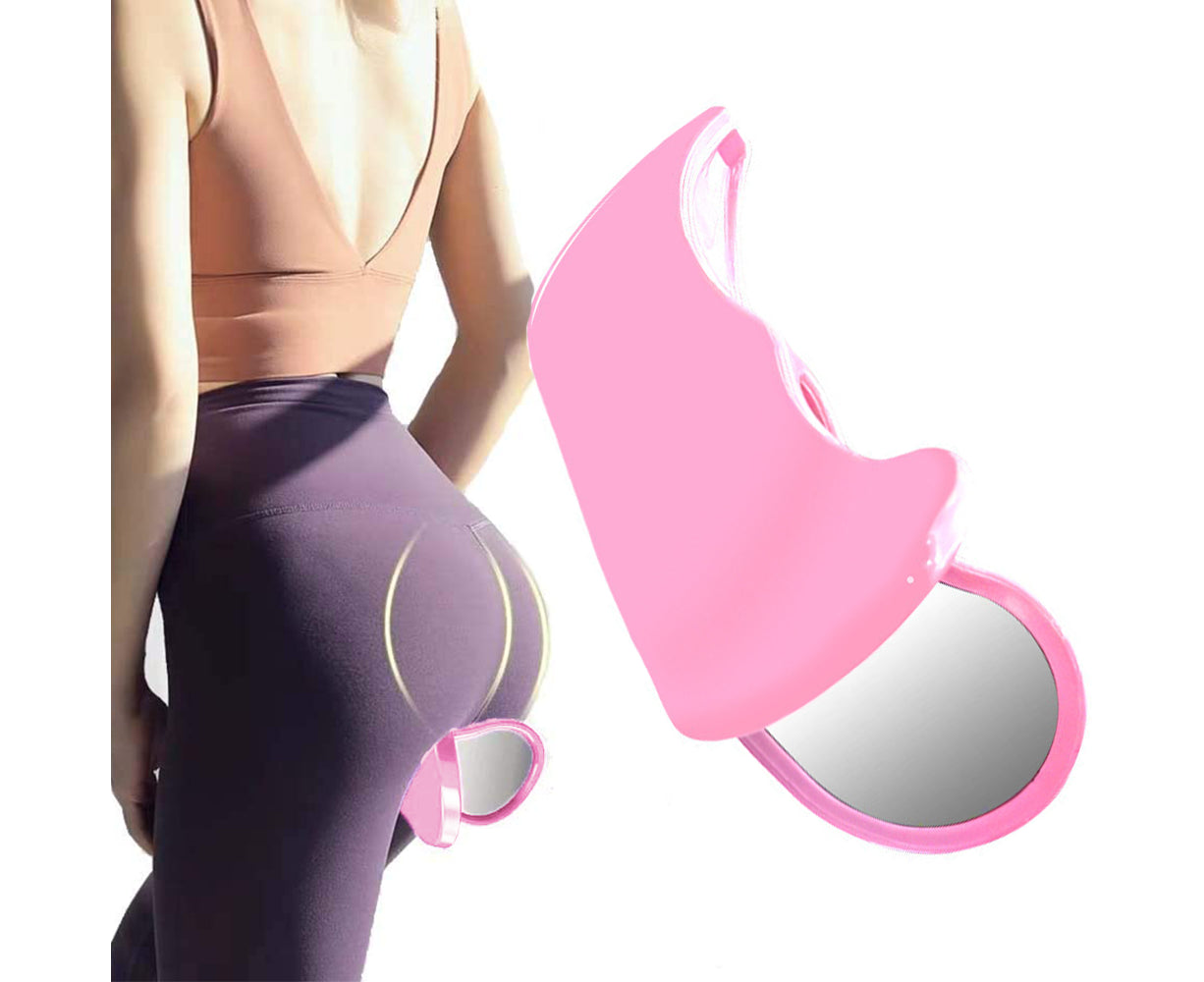 Pelvis Floor Muscle Medial Exerciser Hip Muscle&Inner Thigh Trainer Correction Beautiful Buttocks for Women - Pink