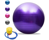 Yoga ball, anti-burst, thickened, stability, balance ball, pilates, barre, physiotherapy, exercise ball, gift, air pump
