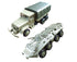 2Pcs/Set 1/72 M35 Truck BTR-80 Cavalry Carrier Model DIY Assembly Craft Boy and Girls Toy