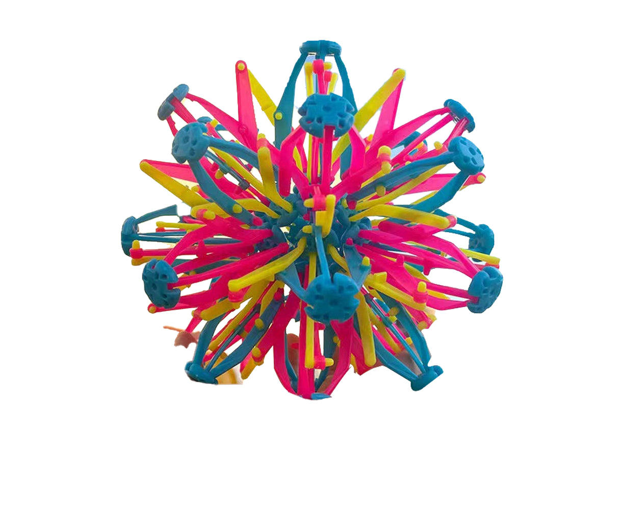 Magic Telescopic Ball, Magic Telescopic Ball Deformation Ball Elastic Ball-Blue Large (19-34Cm)