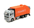 Mini 1/48 Garbage Truck Model with Trash Can Boy and Girls Boy and Girl Toys Birthday Gift Orange