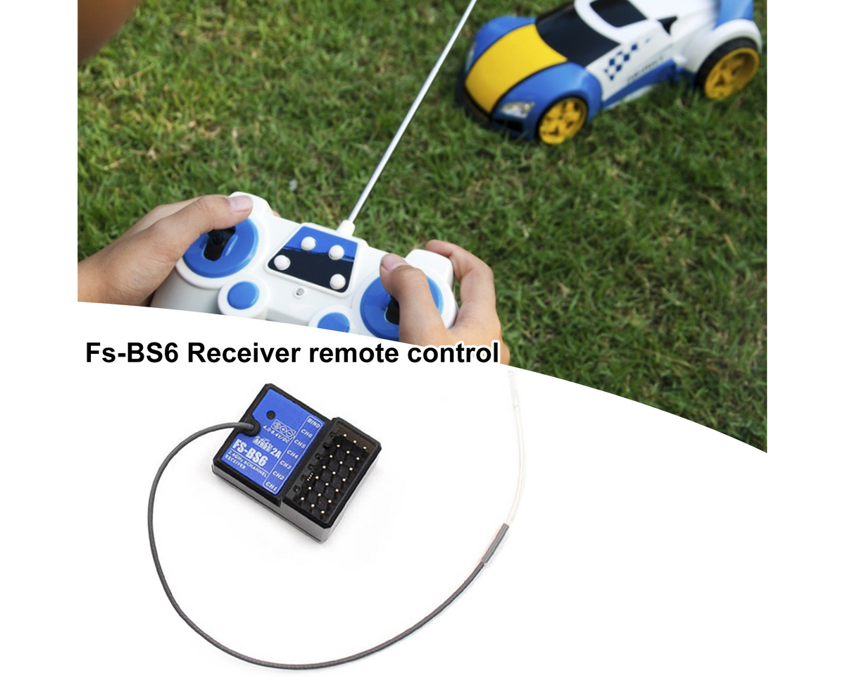 RC Receiver Durable Practical Useful secure Sturdy Portable Plastic RC Car Boat 2.4GHz 6 Channel Receiver