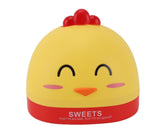 Tissue Dispenser Box Plastic Cartoon  Shaped Tissue Container for Countertop Yellow