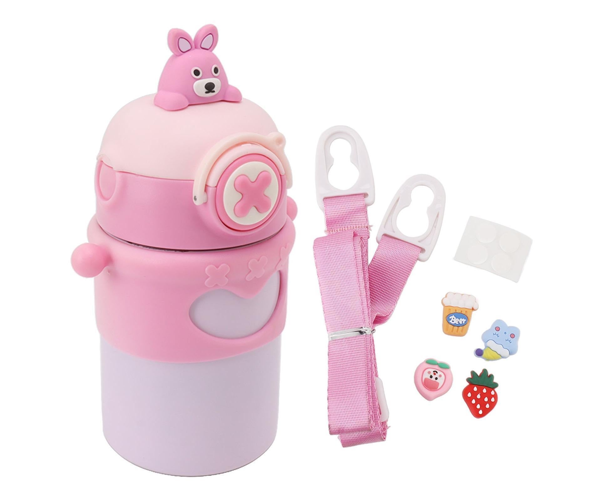 Water Bottle Portable Large Capacity Stainless Steel Vacuum Cup Outdoors 500ml Insulated Water Cup for Boy and Girl's