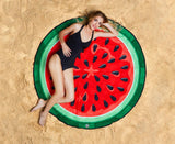 BigMouth Inc. 152cm Gigantic Watermelon Beach Blanket Outdoor Travel Mat Round