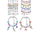 112pcs DIY Charm Jewelry Beads Crafts Bracelet Making Kit Gifts for Girls Xmas