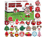 2024 Advent Calendar 24 Days of Christmas Surprises with 10mm Straw Toppers