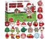 2024 Advent Calendar 24 Days of Christmas Surprises with 10mm Straw Toppers