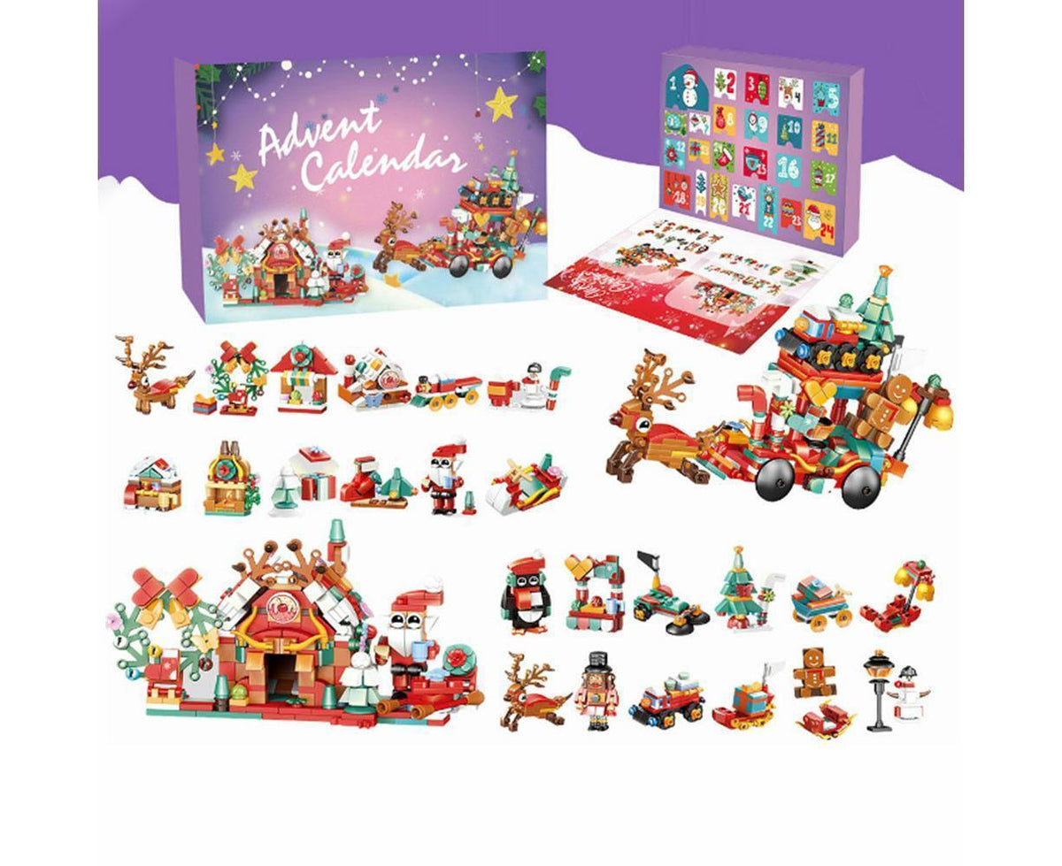 2024 Advent Calendar Christmas Building Block 24 Days Countdown Surprise Box