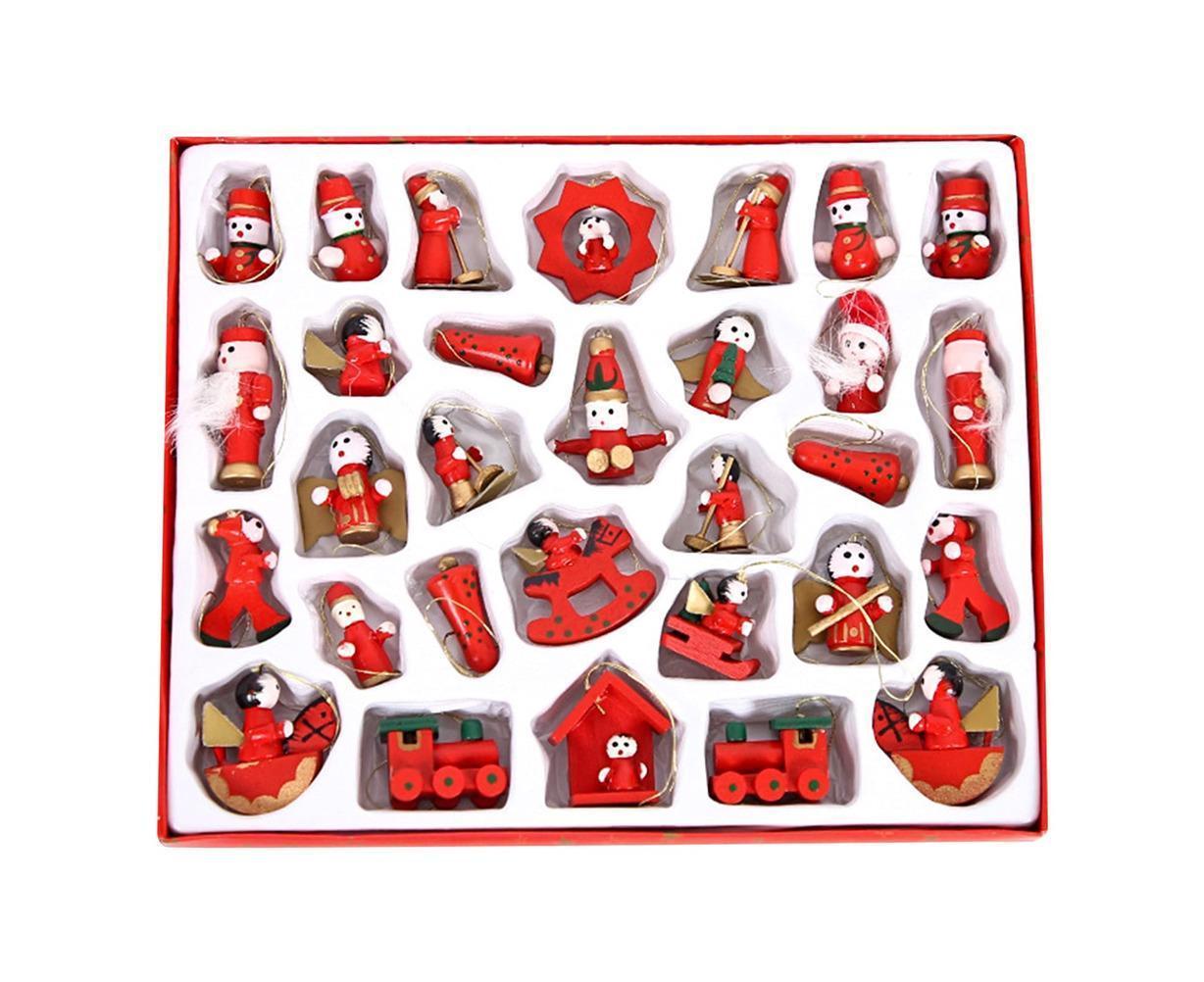 2024 Christmas Advent Calendars Countdown Toys Set for Girls Boys Surprise Gift Christmas Tree Different Decoration Pendant