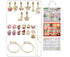 24 DAYS Christmas Advent Countdown Calendar Bracelets Set DIY Charm Bracelet Making Kit for Gift