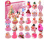 Christmas Advent Calendar 24Days Countdown Rubber Ducks Xmas Toys-Pink