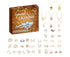 Christmas Advent Calendar Jewelry Box for Women Necklace Earring Finger Rings 24 Days Countdown Calendar New Year Xmas Gift
