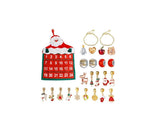 Non-woven Hanging Christmas Advent Charm Calendar Bag-Gold Bracelet