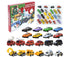 Christmas Advent Calendar 24 Days Countdown Calendar Toys Pull Back Cars Vehicles for Boy and Girls Party Favors Christmas Gift
