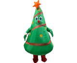 Christmas Cartoon Doll Costumes Air Model Inflatable Christmas Tree Clothes Funny Dress Up Props