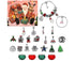 24Pcs Santa Tree Advent Calendar Christmas Countdown Calendar DIY Charm Bracelet Making Kit Gift