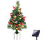 Solar Christmas Tree Garden Stake Lights Outdoor Christmas Tree Lighted Yard Decorations