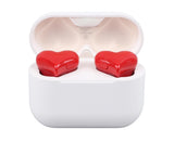 Wireless Earbuds Multifunction Stylish Lightweight Noise Canceling Stereo Heart Shaped Bluetooth Earphones