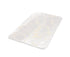 Floor Mat Anti-slip Water Absorbent Polyester Rectangular Door Carpet Cushion for Daily Use-Milky White 50*80cm
