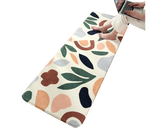 Floral Print Anti Slip Carpet Floor Mat Rug Cushion Bedroom Living Room Decor-60*160cm