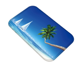 Fresh Beach Sky Kitchen Hallway Door Mat Entrance Rug Non-slip Bathroom Carpet