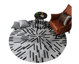 Round Shape Waterproof Non-slip Living Room Bedroom Floor Rug Carpet Blanket