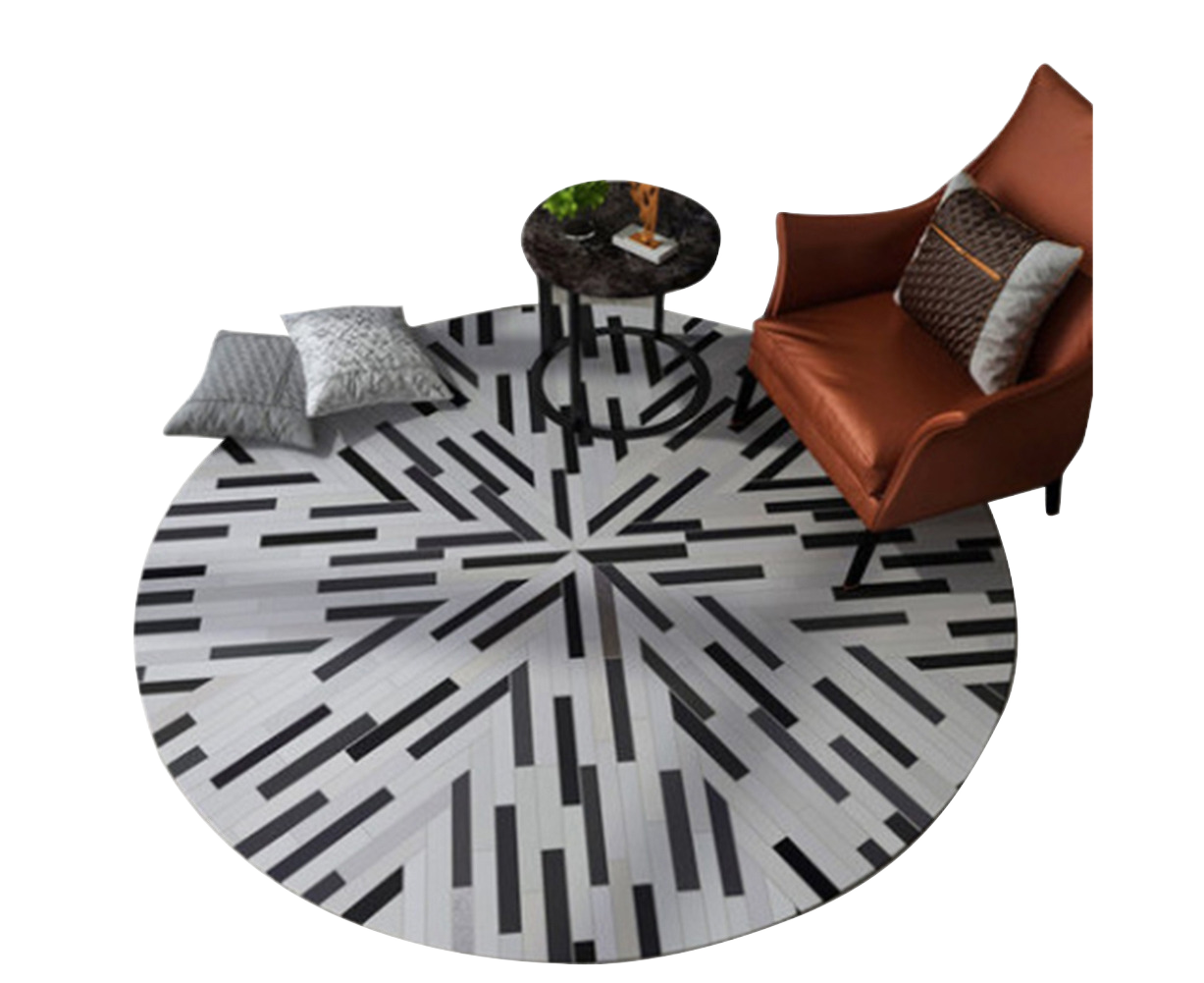 Round Shape Waterproof Non-slip Living Room Bedroom Floor Rug Carpet Blanket