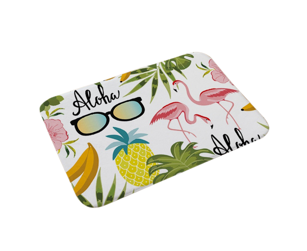 Stylish Flamingo Rug Kitchen Bathroom Anti-slip Doormat Carpet Floor Mat Home Decor