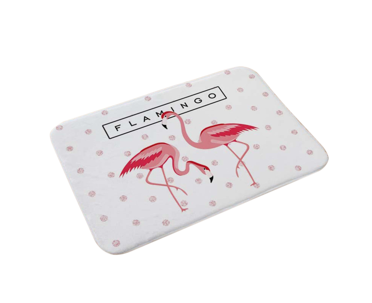 Stylish Flamingo Rug Kitchen Bathroom Anti-slip Doormat Carpet Floor Mat Home Decor