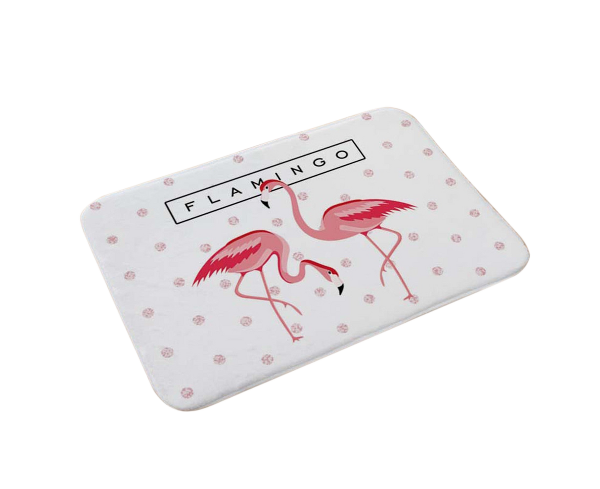 Stylish Flamingo Rug Kitchen Bathroom Anti-slip Doormat Carpet Floor Mat Home Decor