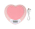 1g Accuracy Digital Kitchen Scale 5kg Household Small Heart Shape Rechargeable Food Scale for Cooking Baking