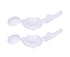 2pcs/set Manual Dumpling Wrappers Pressing Mould Rustproof Dumpling Skin Press Maker Accessories