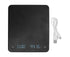 3kg/0.1g Digital Coffee Scale with Timer LED Invisible Screen Coffee Electronic Scale USB Charging Matte Black