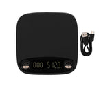 Coffee Scale Highly Accurate Touch Invisible Screen Maximum Weighing Capacity 2kg 0.1g Graduation Value Unit Conversion Electronic Baking Scale