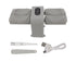 Double Head Automatic Dumpling Maker Mould Electric Dumpling Maker Machine Dumpling Wrapper Tool for Home Kitchen Restaurant Grey