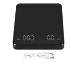 Electronic Digital Food Scale LED Multi Functional Timer Accurate Intelligent Coffee Scale for Daily Life