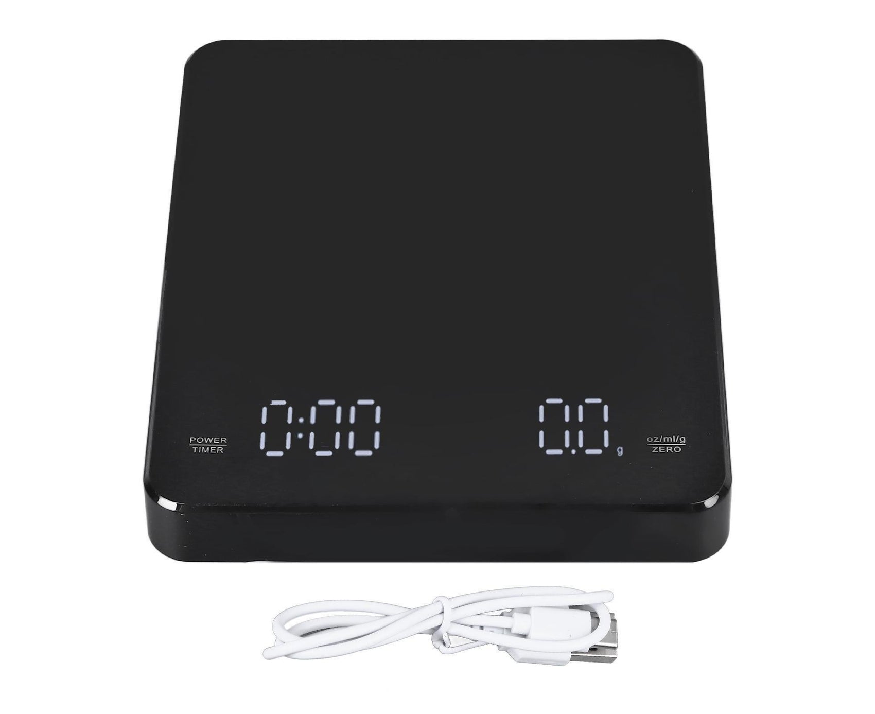 Electronic Digital Food Scale LED Multi Functional Timer Accurate Intelligent Coffee Scale for Daily Life