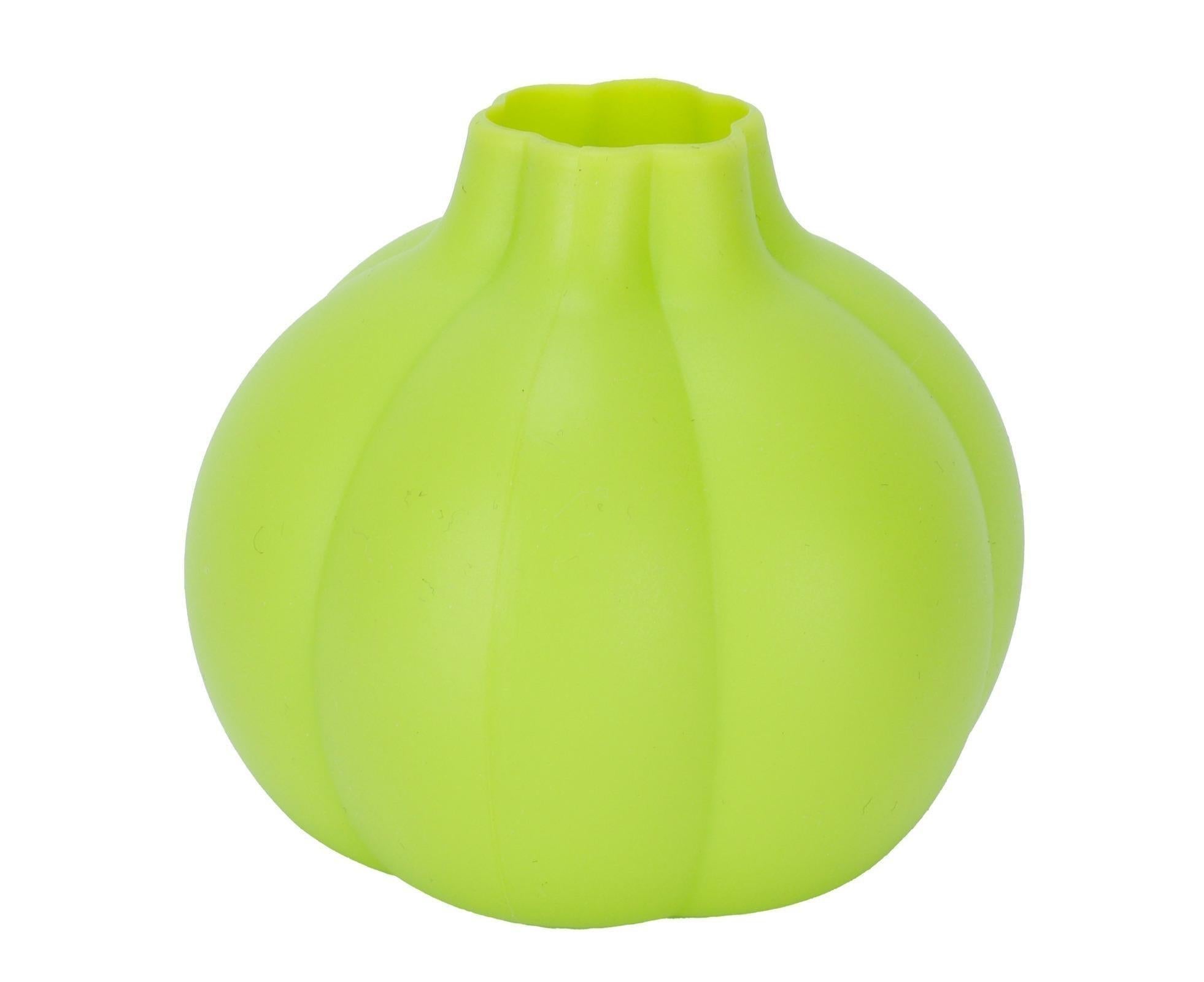 Green Silicone Garlic Peeler Food Grade Soft Material Peeling Tool for Home Kitchen
