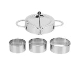 Household 304 Stainless Steel Manual Dumpling Dough Presser Maker Molds Kit Kitchen Utensils
