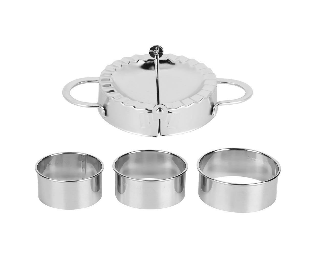 Household 304 Stainless Steel Manual Dumpling Dough Presser Maker Molds Kit Kitchen Utensils