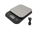 Kitchen Scale 0.035oz to 22.0lb IP7 Waterproof LCD Display Stainless Steel Coffee Scale for Family Cafe Cooking