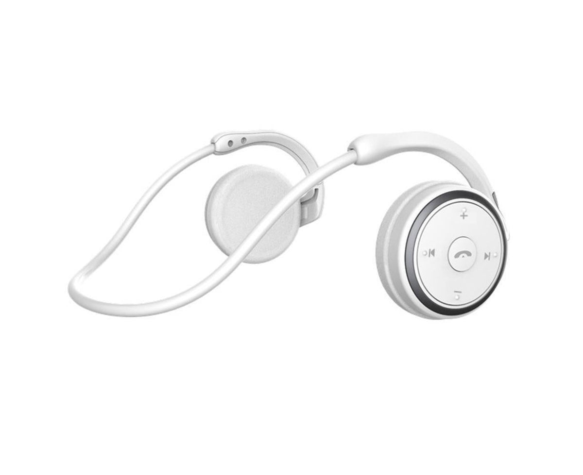 Neckband Headphones - Lightweight Foldable - Wireless Sweatproof Sports Headset with Mic