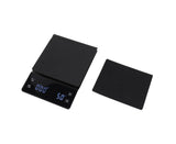 Kitchen Touch Screen Electronic Coffee Scale with Timer 3kg Multi Functional Kitchen Scale