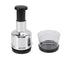 Manual Food Chopper Multipurpose Stainless Steel Blade Vegetable Cutter for Onion Garlic Vegetables Fruit Nut