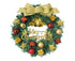 Artificial Christmas Wreath with Lights, Battery Operated Christmas Wreaths for Front Door,Christmas Decorations for Indoor and Outdoor - 30CM