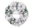 Christmas Ball Wreath Artificial Christmas Wreath Garland Decoration Home Party Decor Xmas Front Door Decorative Hanging - silver - 30cm