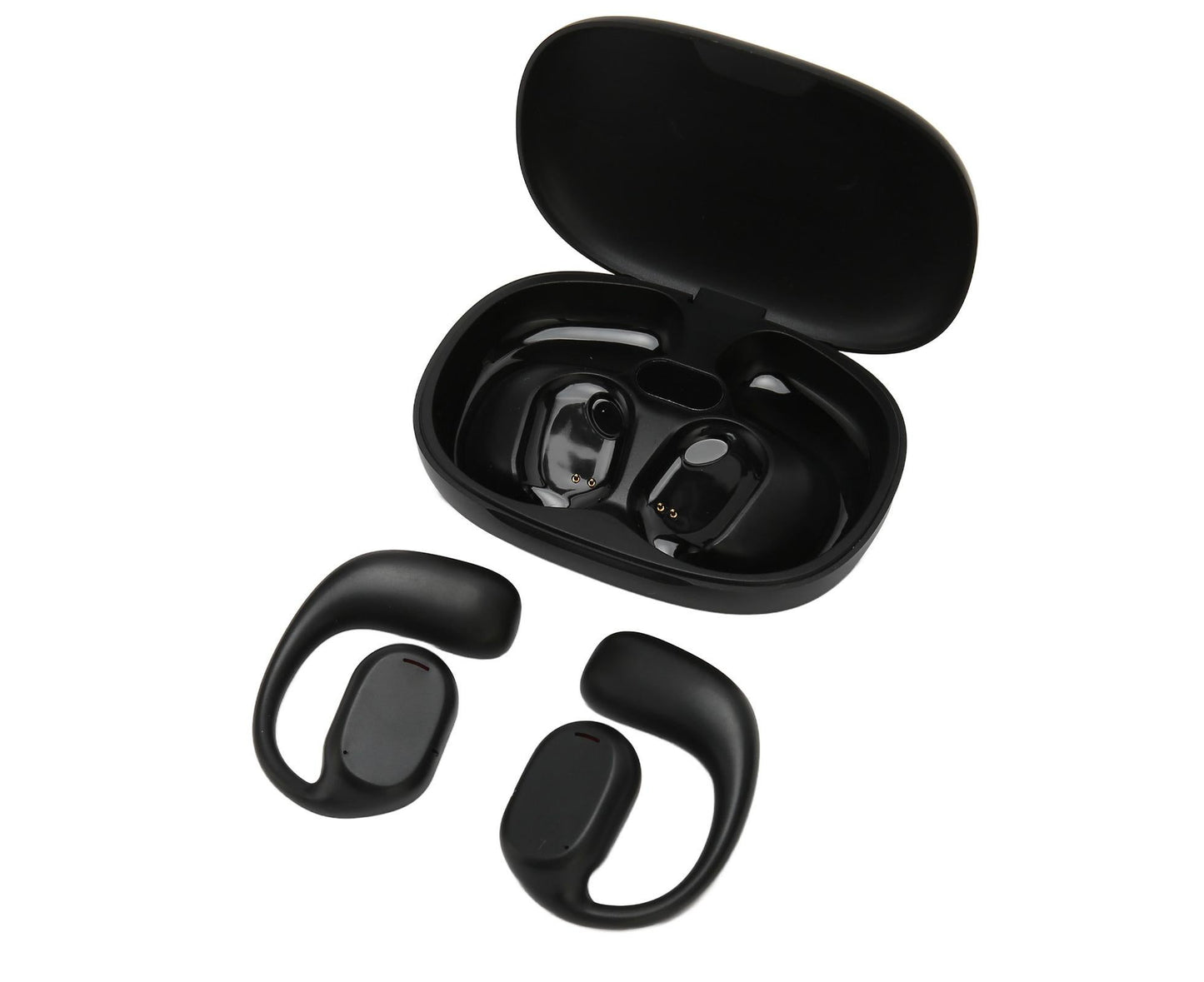 Wireless Translator Earbuds Bluetooth 5.1 Translation Earbuds 74 Languages 70 Accents Translator Device with APP for Music Call Black