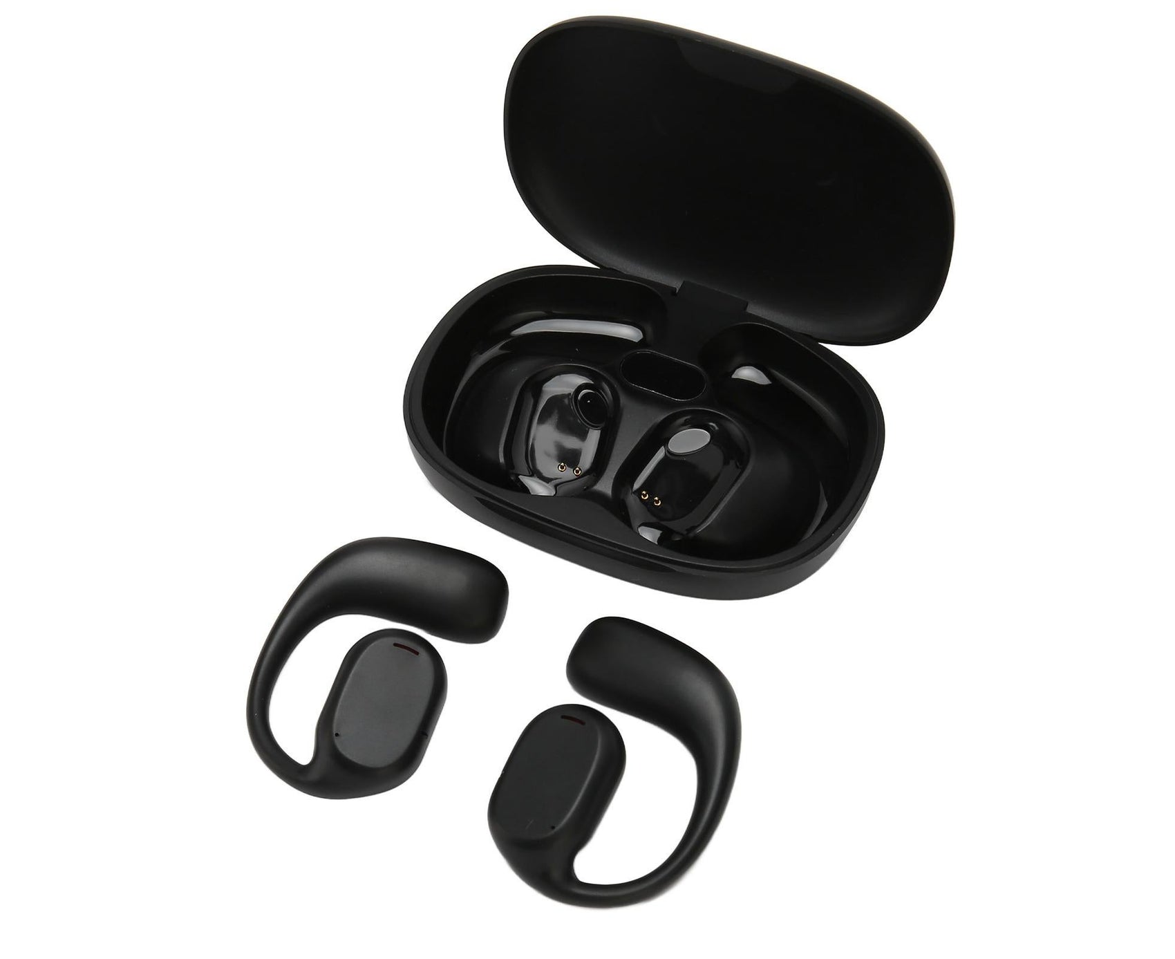 Wireless Translator Earbuds Bluetooth 5.1 Translation Earbuds 74 Languages 70 Accents Translator Device with APP for Music Call Black
